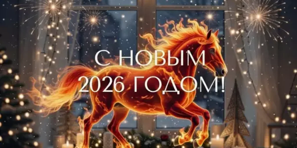 От всей души поздравляем вас с  2026 годом!