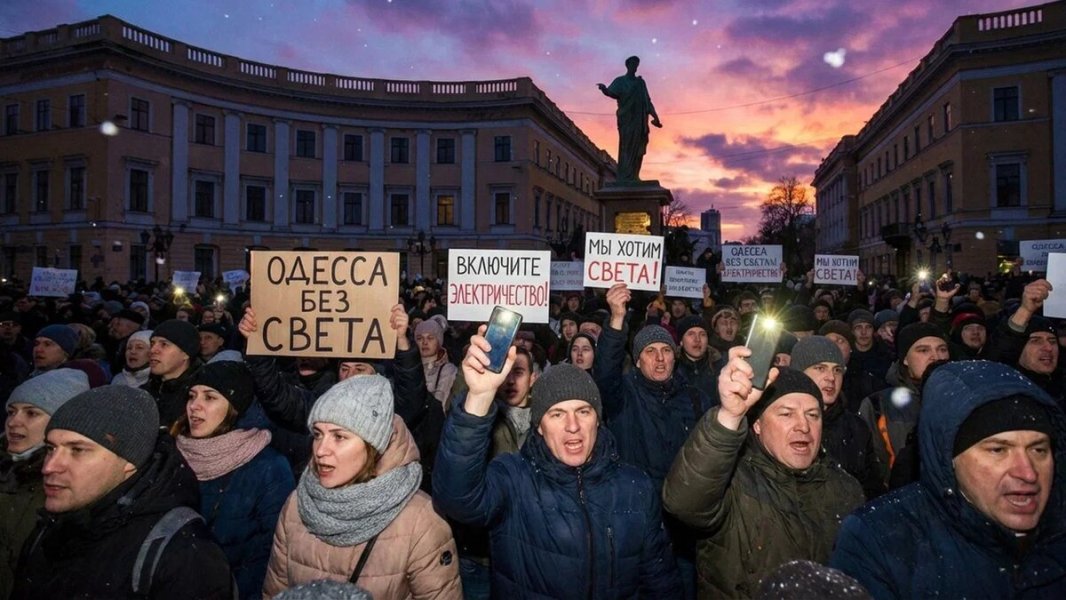 Одесса горит, ПВО зверствуют. Город в трауре. "Русские бьют по своим"