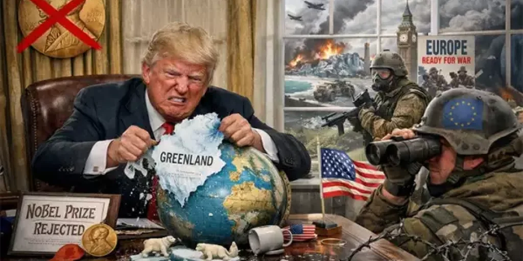 Трамп без Нобелевки пошёл на Гренландию: Европа готовит войска против США