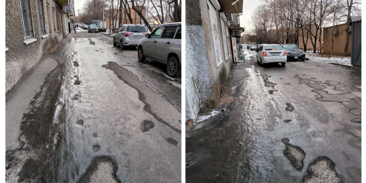 Владивосток до сих пор не очистили от наледи после прошлогоднего циклона