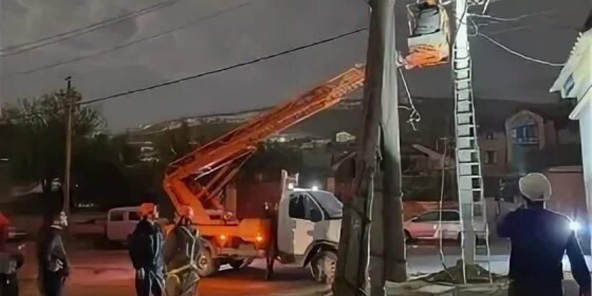 Массовое отключение электроэнергии зафиксировано в Дагестане