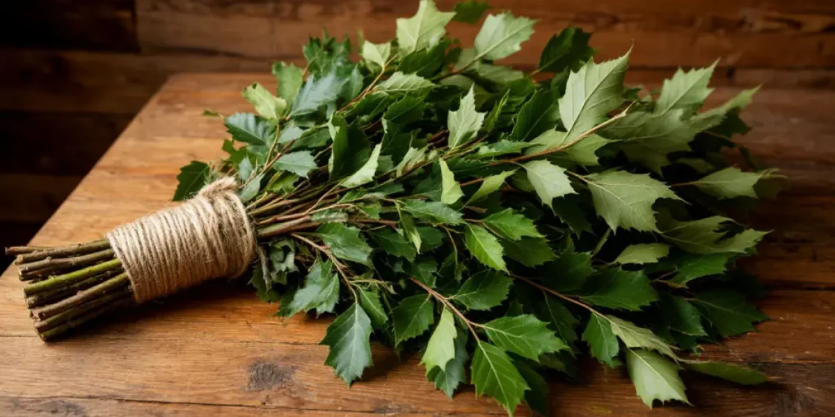 От листа до пара: сделайте свой целебный веник для идеальной кожи и гибких суставов