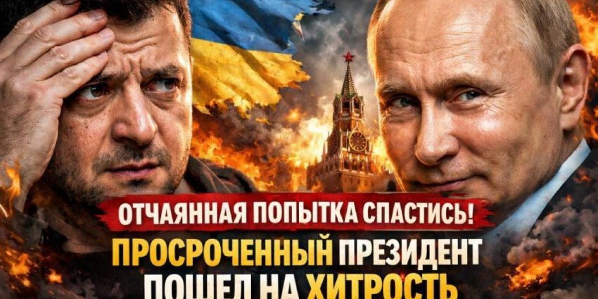 Хитрый ход: Зеленский придумал, как спасти свое положение за счет Путина