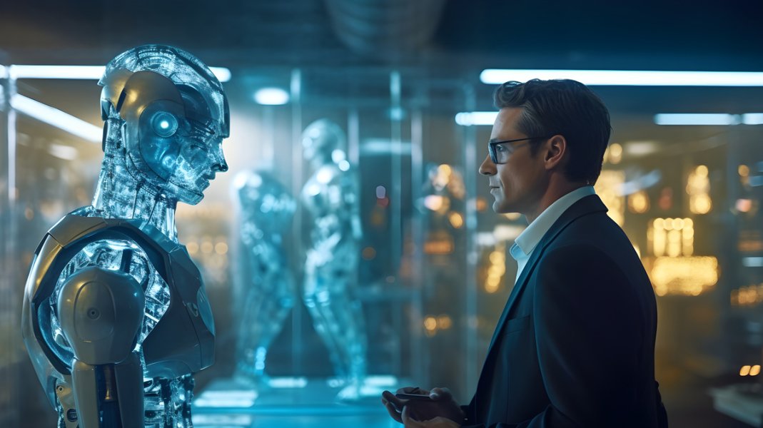 Собеседование о найме на работу провели две нейросети