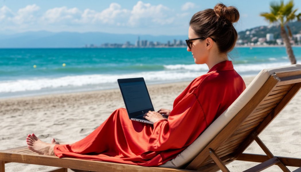 Судья выносила вердикты… прямо с пляжа в Сочи