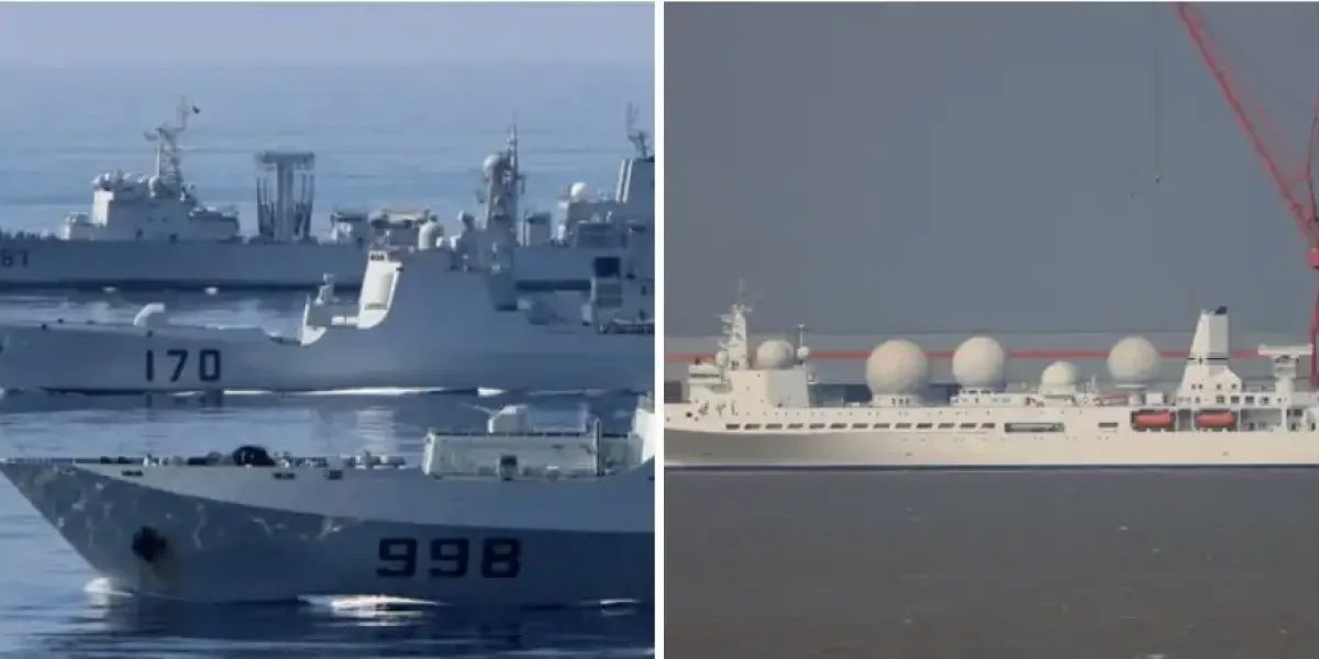 А вот это уже интереснее. На Ближний Восток прибывает довольно мощная китайская эскадра с крупнейшим в мире "суперэсминцем".