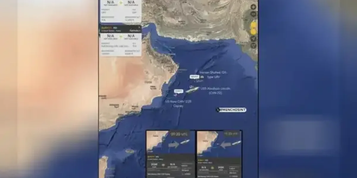 Иранские катера атаковали танкер США. А БПЛА Ирана долетел до авианосца Abraham Lincoln в 800 км. Подняли F-35