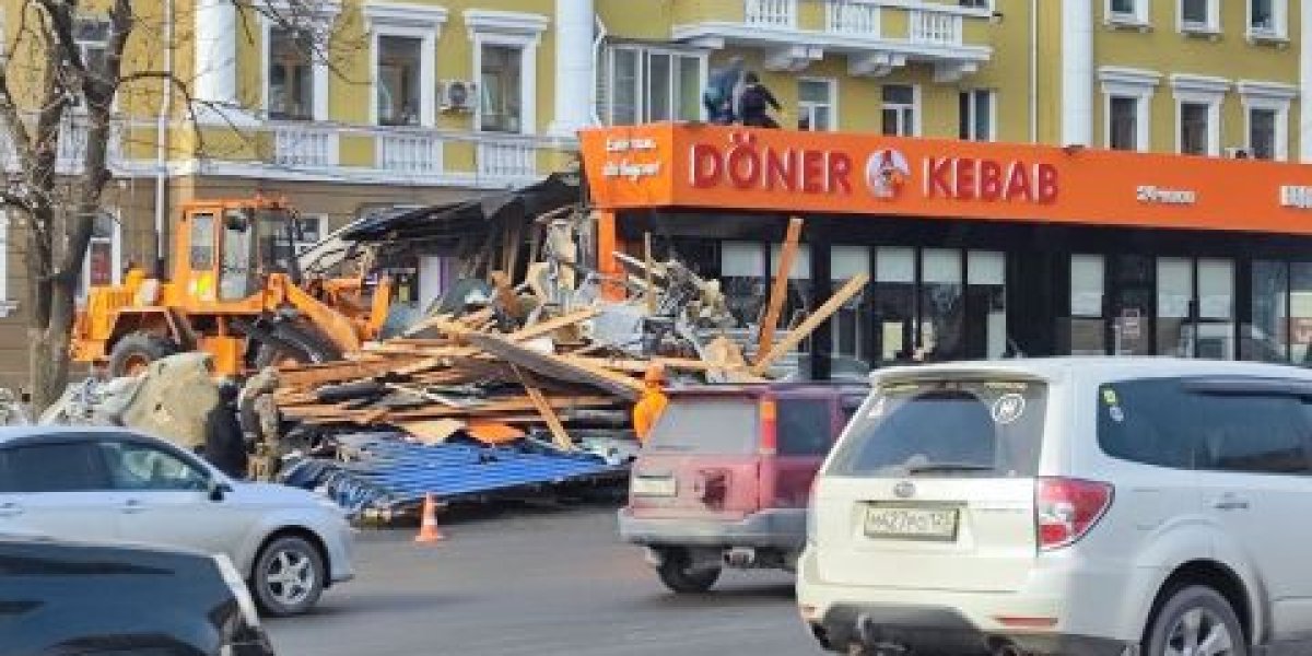 Демонтаж торговых самостроев продолжается во Владивостоке