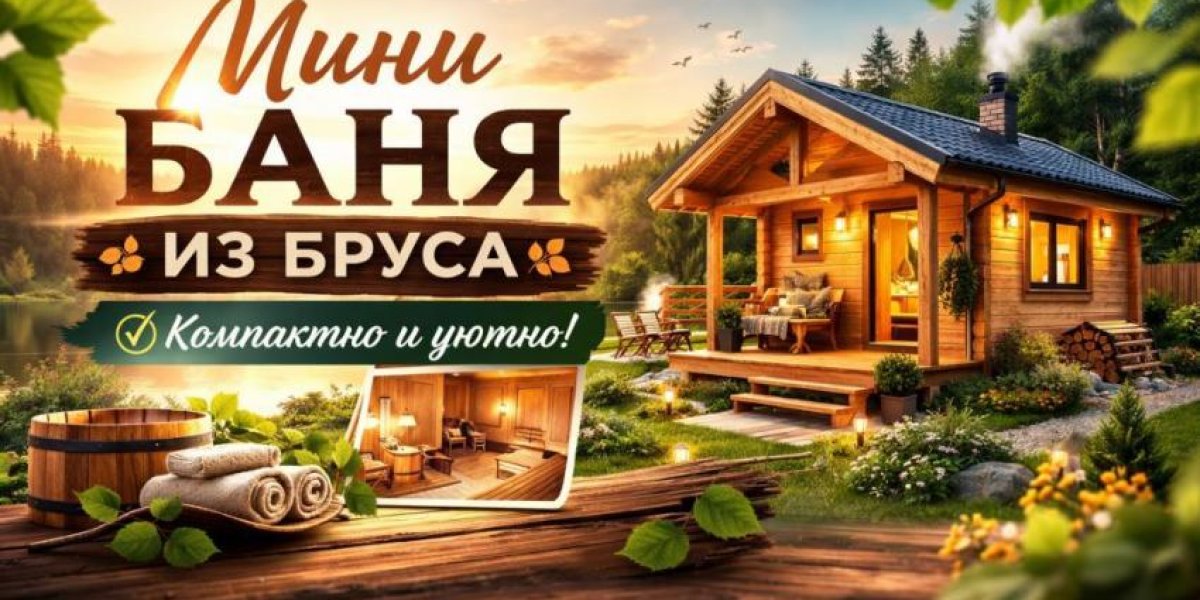 Мини-баня из бруса: компактное решение для загородного участка