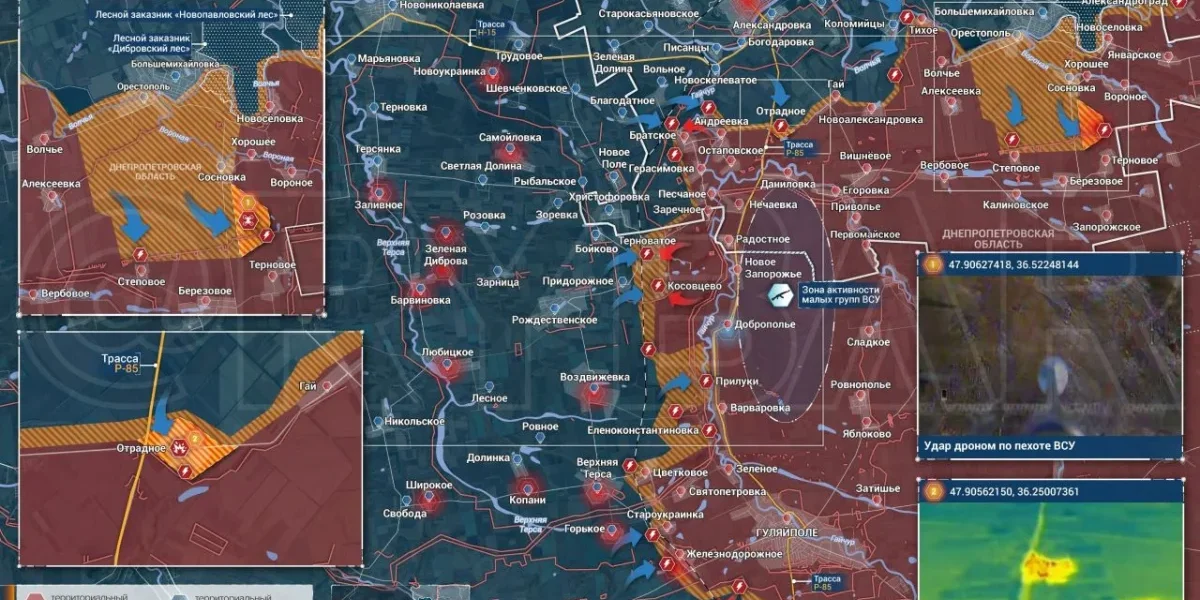 &laquo;Контрнаступ 2.0&raquo; захлебнулся: Русская армия идет вперед под Гуляйполем вопреки планам Киева, актуальная карта боевых действий и хроника СВО на полдень 18 февраля 2026 года
