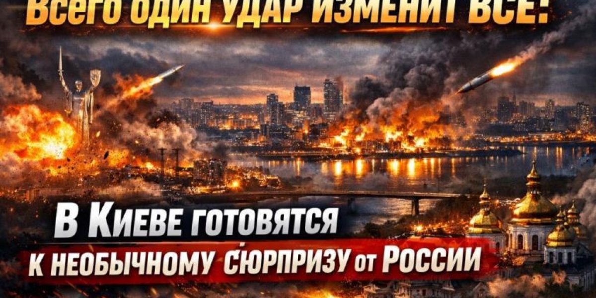 Всего один удар изменит все: В Киеве готовятся к необычному сюрпризу от России Всего один удар изменит все: В Киеве готовятся к необычному сюрпризу от России