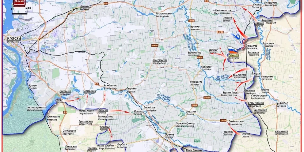 Штурм на подступах к Константиновке: сводка к утру 28 февраля, 1465-й день СВО. Актуальная карта боёв Штурм на подступах к Константиновке: сводка к утру 28 февраля, 1465-й день СВО. Актуальная карта боёв