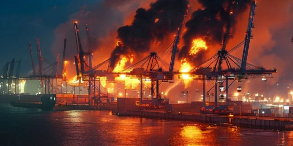 «К чертям собачьим»: армия России разнесла порт Измаил в щепку, похоронив натовский груз прямо у причала