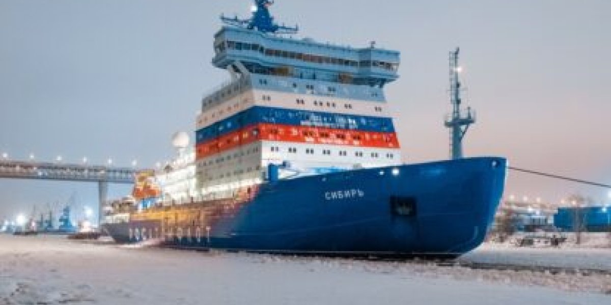 Россия послала атомный ледокол на Балтику спасать экспорт Россия послала атомный ледокол на Балтику спасать экспорт