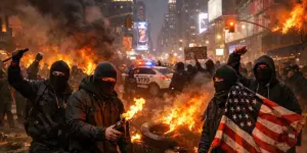 Получите свой Майдан! Начало гражданской войны в США? Трамп угрожает протестантам в случае захвата госучреждений