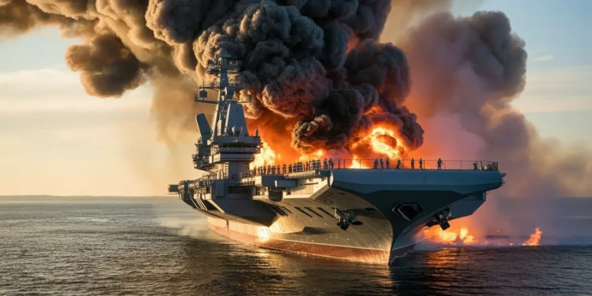 Возмездие настигло: армия Ирана отомстила за Хаменеи, успешно поразив авианосец США "Абрахам Линкольн" четырьмя баллистическими ракетами