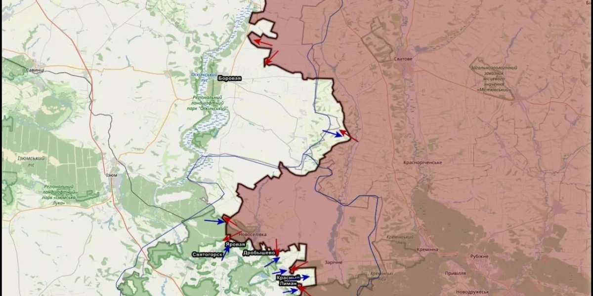 Фронтовая картина к утру 2 марта: 1467-й день спецоперации &mdash; российские войска выходят к Верхней Терсе. Актуальная карта боевых действий