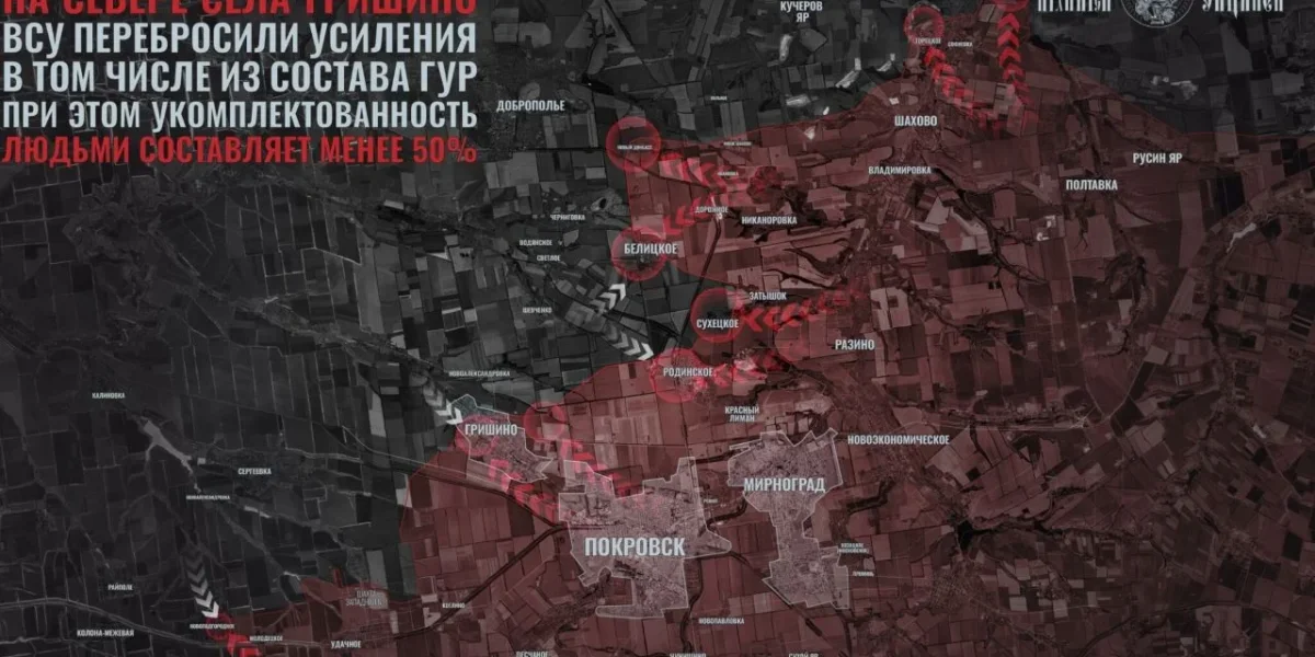 Фронтовая картина к утру 2 марта: 1467-й день спецоперации &mdash; российские войска выходят к Верхней Терсе. Актуальная карта боевых действий