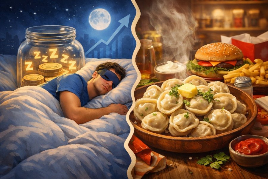 Отоспаться на неделю вперёд? Учёные подтвердили: это работает! Но есть нюанс. И немного о пельменях