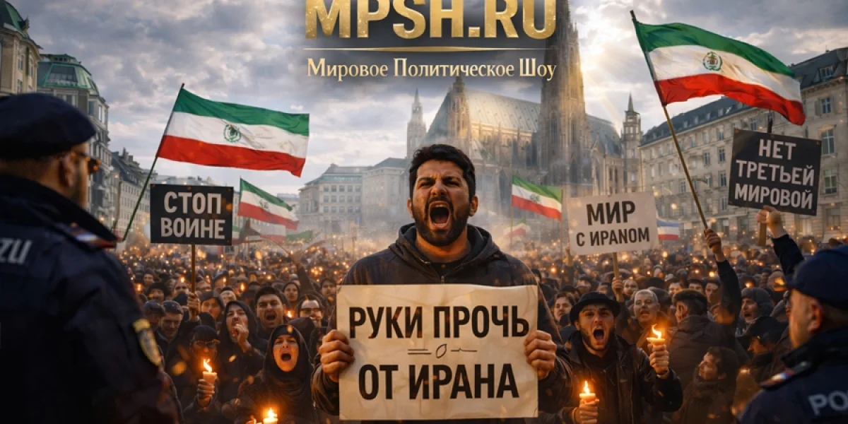 &laquo;Нас втянут в третью мировую войну&raquo;: Вена восстала против американской агрессии &mdash; тысячи австрийцев вышли на улицы с требованием прекратить бомбить Иран
