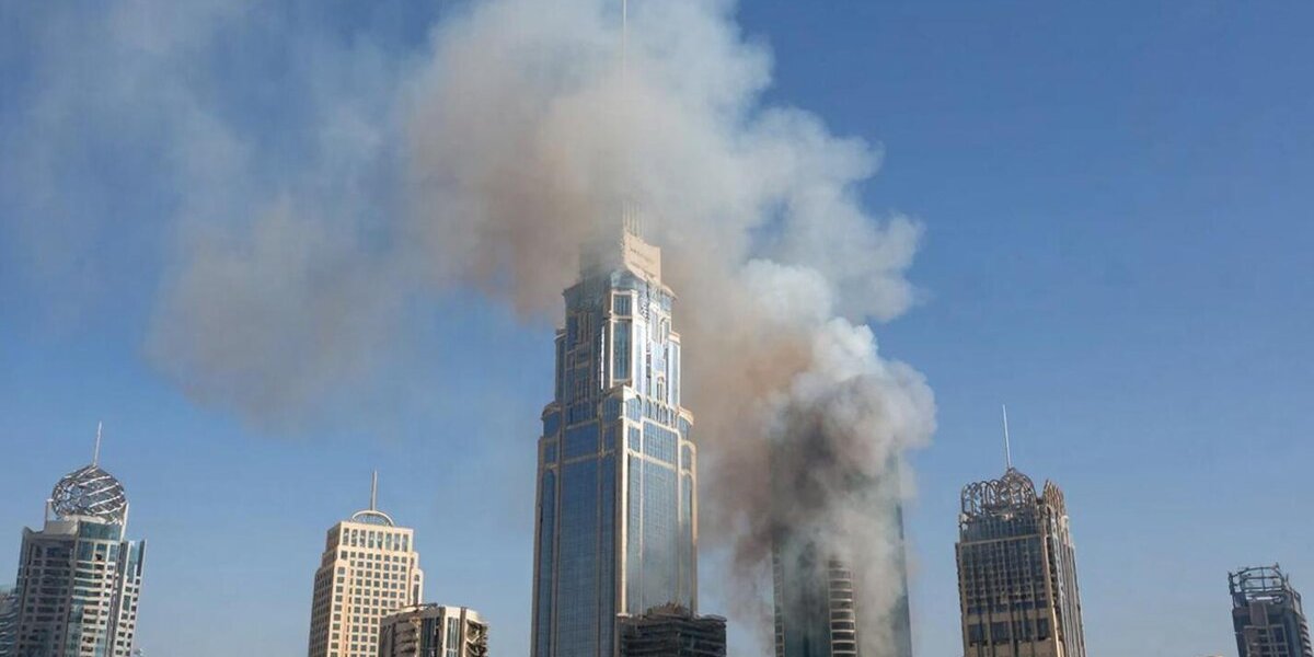 В Дубае произошел мощный взрыв: беспилотник ударил по 90-этажному небоскребу