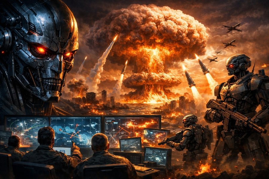 Искусственный интеллект жал на «красную кнопку» в 95% случаев — так может появиться «Скайнет» Искусственный интеллект жал на «красную кнопку» в 95% случаев — так может появиться «Скайнет»