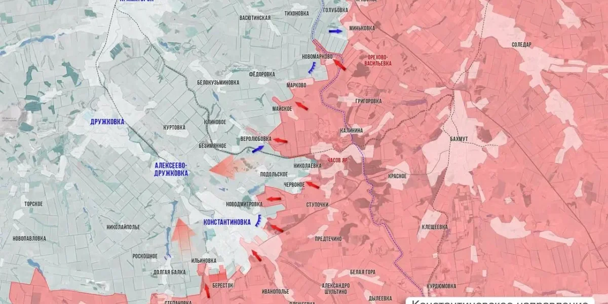 Прорыв под Сумами и штурм Константиновки: новости СВО от 15 апреля 2026. Карта боёв на Украине сегодня, военная сводка, 1511-й день спецоперации России на Украине