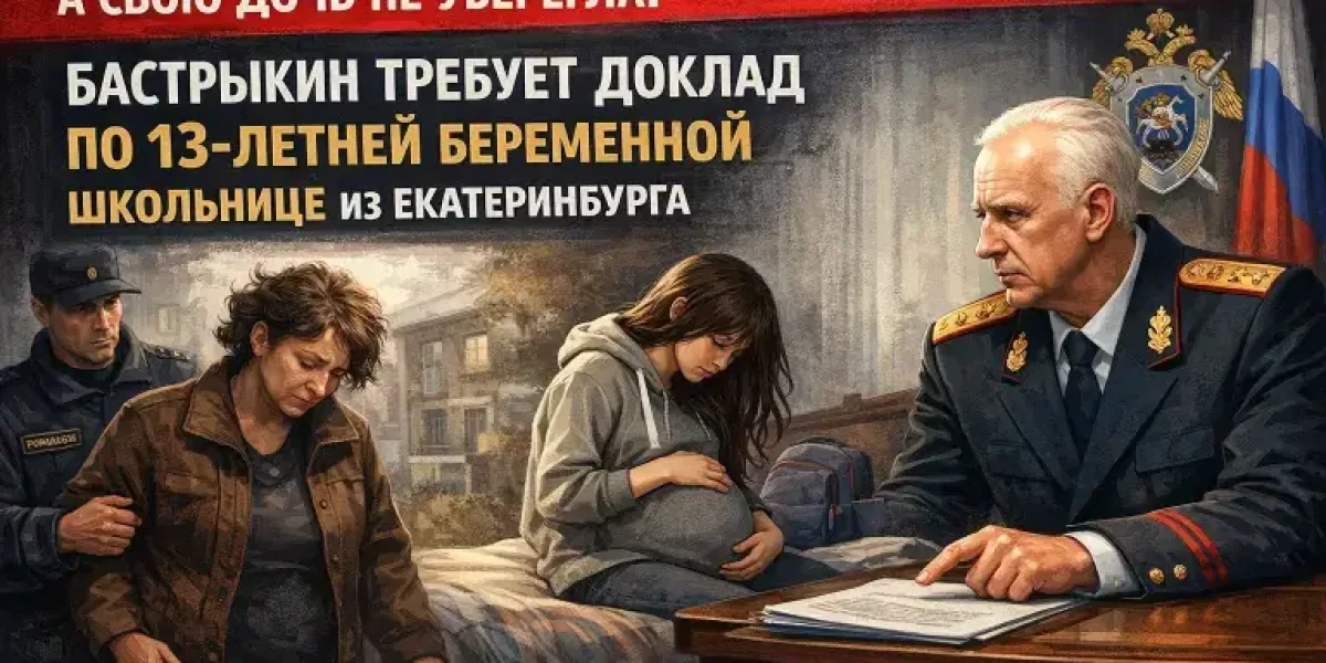 Мать фиктивно ставила на учёт мигрантов, а свою дочь не уберегла: Бастрыкин требует доклад по 13-летней беременной школьнице из Екатеринбурга Мать фиктивно ставила на учёт мигрантов, а свою дочь не уберегла: Бастрыкин требует доклад по 13-летней беременной школьнице из Екатеринбурга