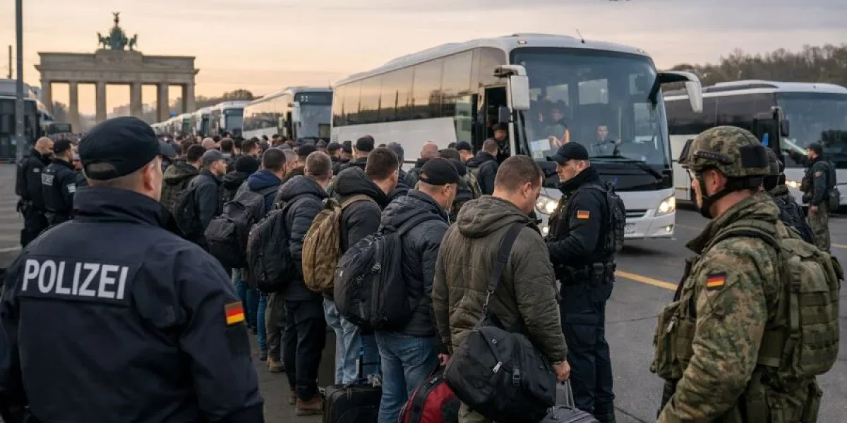 В Германии ищут 5 000 автобусов: как это связано с возвращением украинцев в ВСУ?