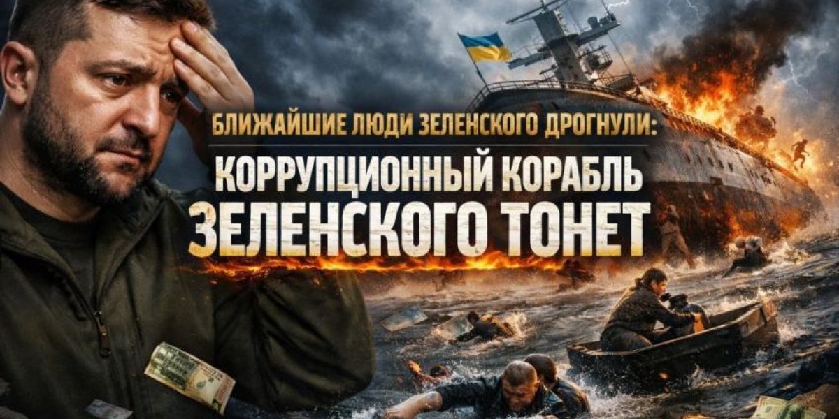 Друзья Зеленского что-то знают: Юзик первым подал сигнал бедствия на корабле 