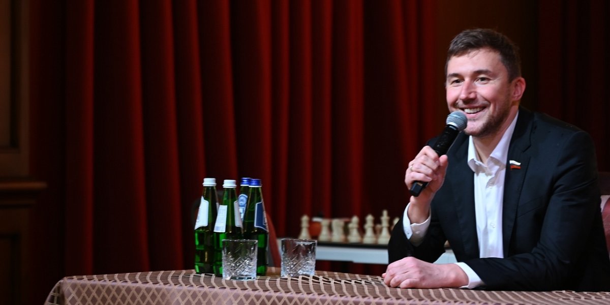 Чемпион мира по шахматам Сергей Карякин встретился с участниками турнира &laquo;Краснодарская весна&raquo;