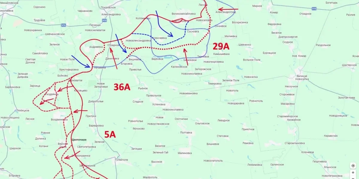 Свежая сводка СВО Юрия Подоляки на утро 09.05.2026: Продвижение к Покровску, охват Константиновки и бои на севере, карта боевых действий, последние новости с фронта