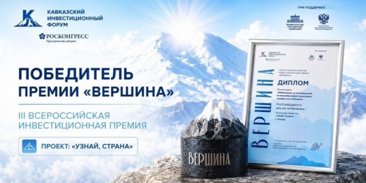 &laquo;Капитал Страны&raquo; признали лучшим на КИФ-2026 за честную аналитику развития регионов