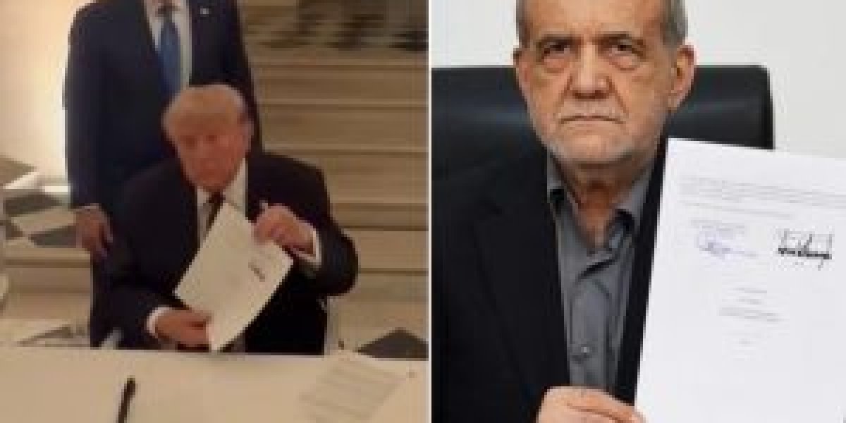 США и Иран подписали меморандум о взаимопонимании: Трамп пригрозил «бомбить до полусмерти» при его нарушении (ФОТО) США и Иран подписали меморандум о взаимопонимании: Трамп пригрозил «бомбить до полусмерти» при его нарушении (ФОТО)