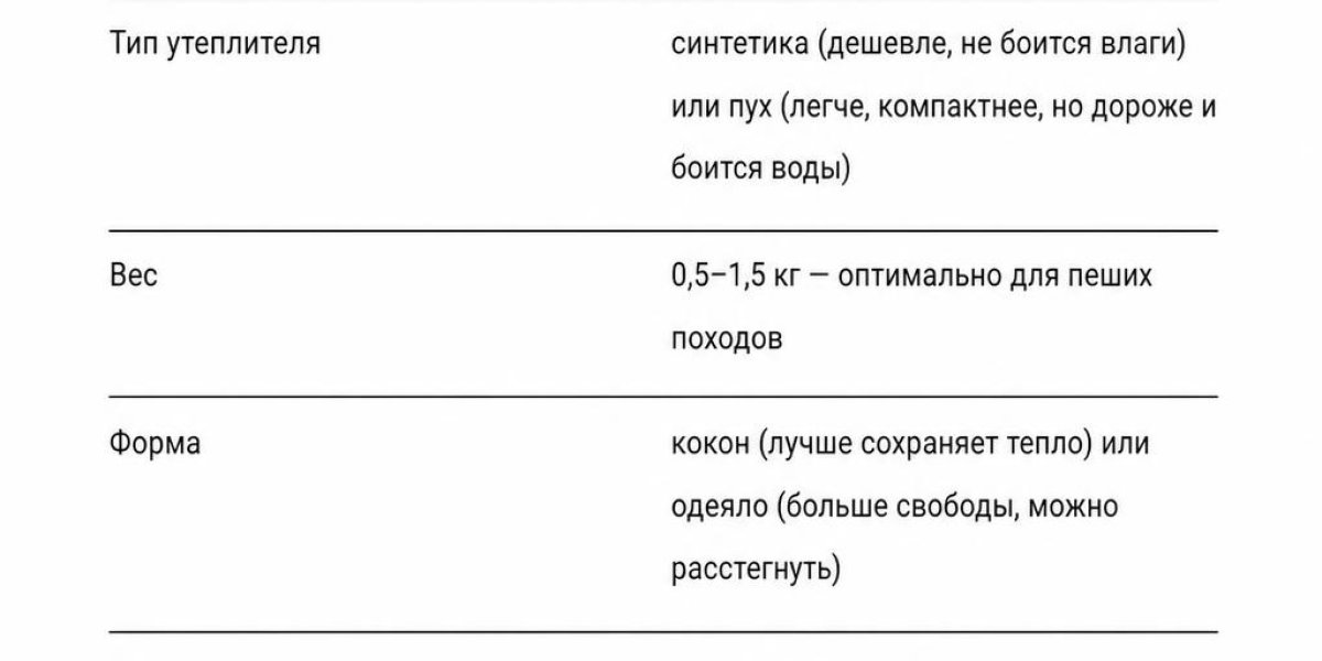 Топ-5 спальников для летнего похода: комфортный сон на природе