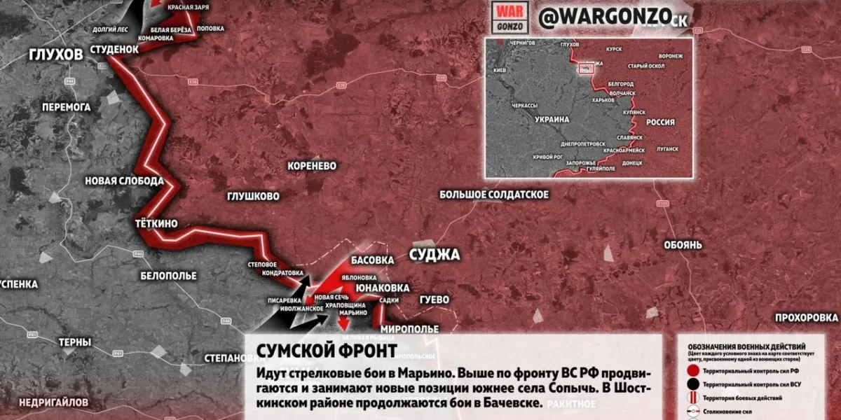 Сводка СВО на 1 июля 2026 года: карта боевых действий, продвижение к Краматорску, освобождение Малиновки и Лесного