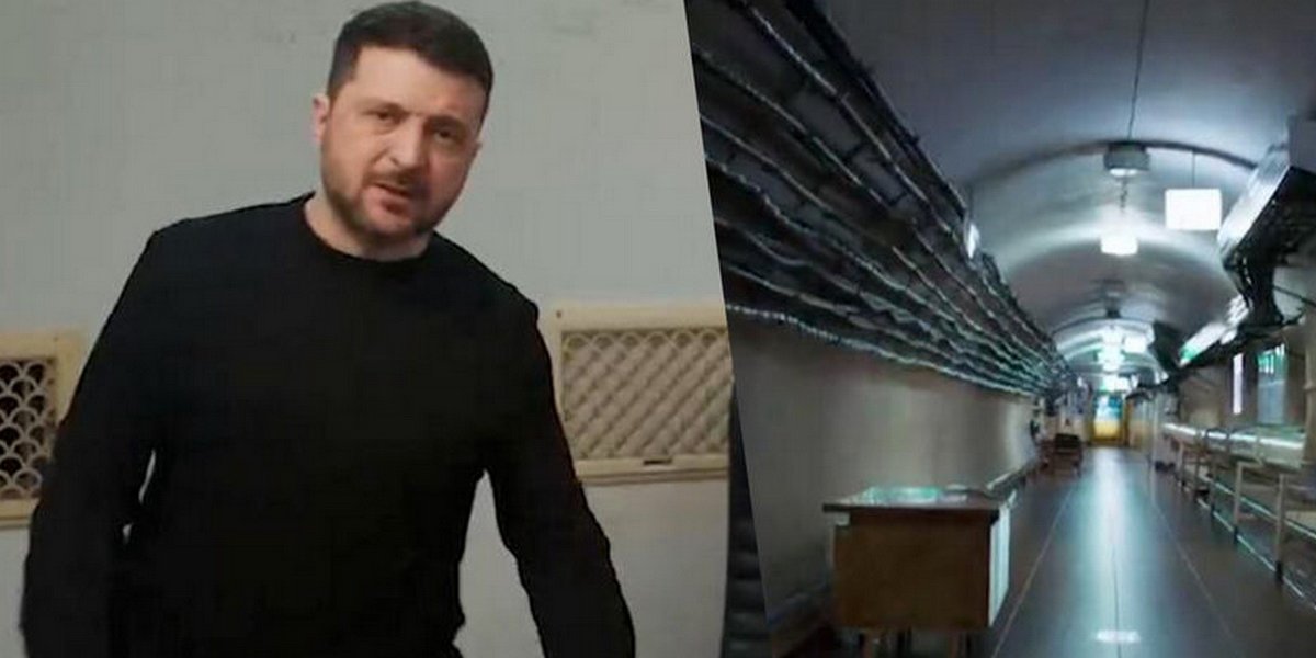 «93 метра под землей»: Зеленского спрятали в бункер после массированного удара по Киеву «93 метра под землей»: Зеленского спрятали в бункер после массированного удара по Киеву