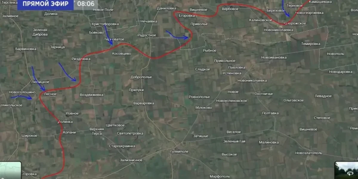 Сводка СВО от Юрия Подоляки на 31 августа 2026: карта боёв, контрнаступление ВСУ под Гуляйполем, бои в Орехове и штурм Доброполья Сводка СВО от Юрия Подоляки на 31 августа 2026: карта боёв, контрнаступление ВСУ под Гуляйполем, бои в Орехове и штурм Доброполья