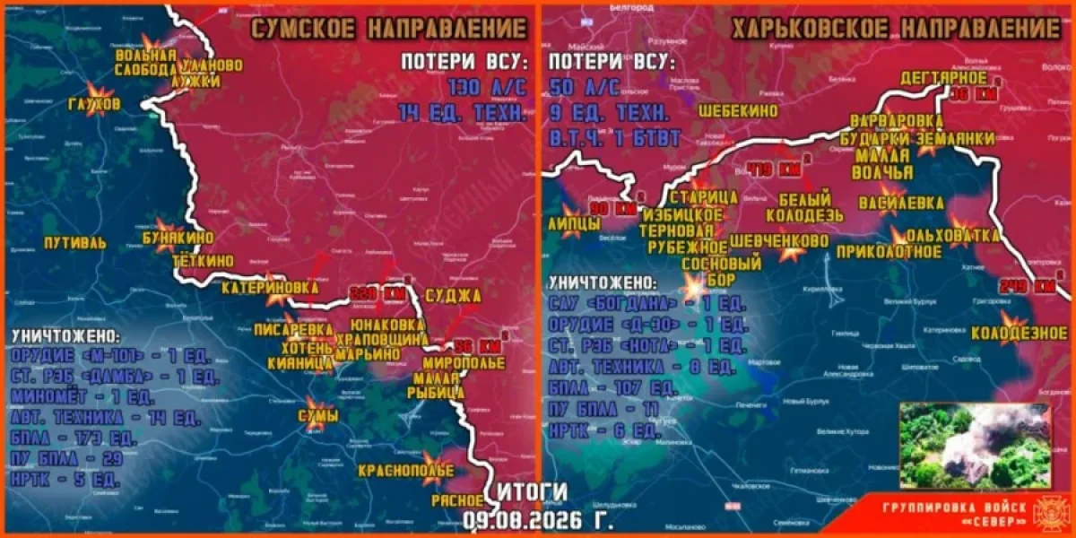Нацисты в котле под Волчанском: карта боевых действий и свежая сводка СВО на 10 августа 2026 года Нацисты в котле под Волчанском: карта боевых действий и свежая сводка СВО на 10 августа 2026 года