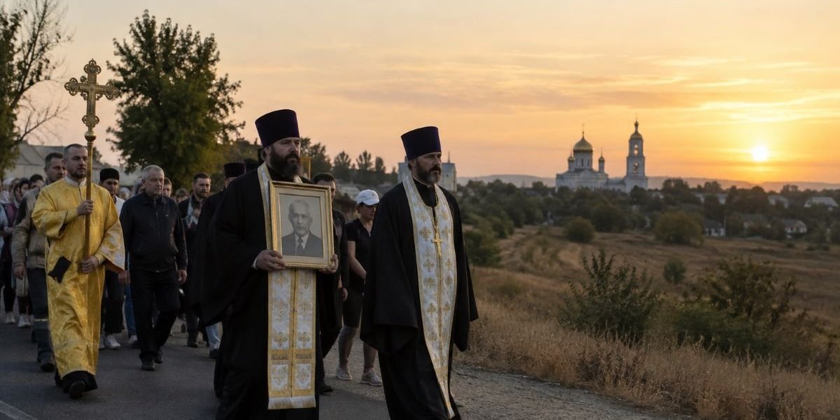 В Калмыкии прошли 17 км в память о свидетеле явления Христа Спасителя в Элисте в 1946 году