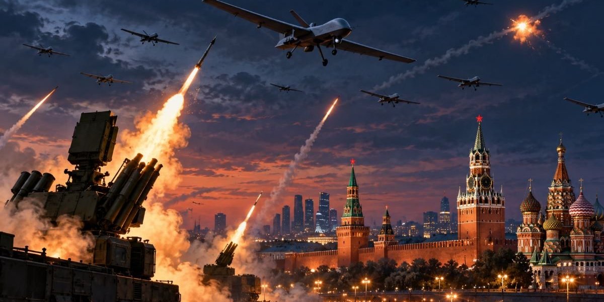 Военкор Коц назвал причины атаки 1600 дронов на Москву: выборы в Госдуму, удар по НПЗ и поиск слабых мест ПВО Военкор Коц назвал причины атаки 1600 дронов на Москву: выборы в Госдуму, удар по НПЗ и поиск слабых мест ПВО