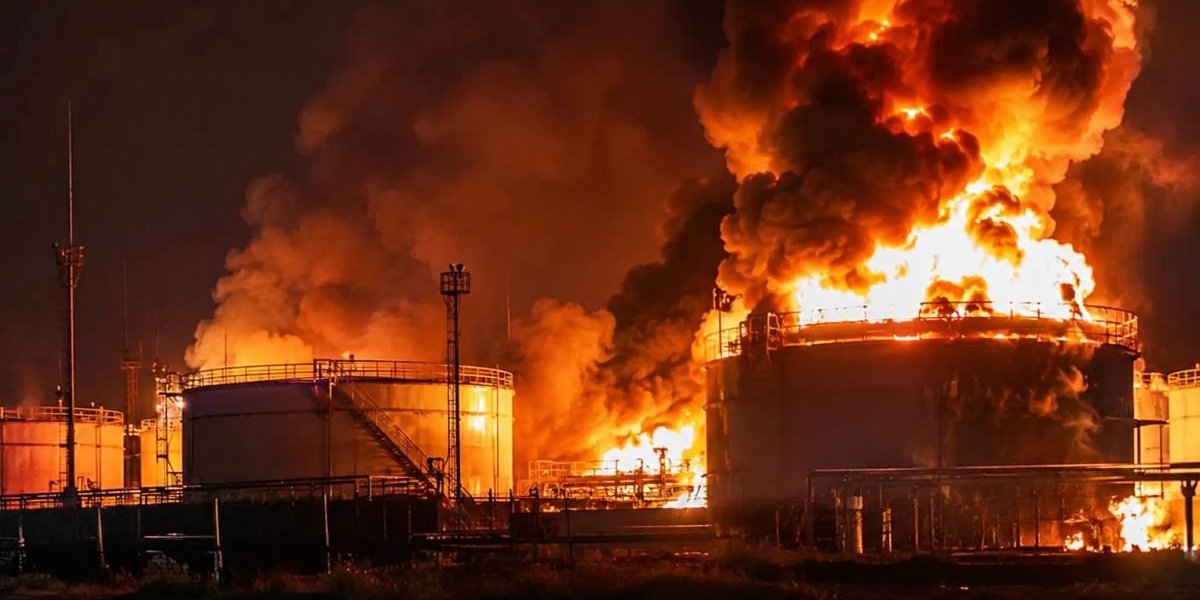 Атака БПЛА на Кубань 28 сентября 2026: горит нефтебаза в Павловской, пожары на трёх предприятиях — что известно Атака БПЛА на Кубань 28 сентября 2026: горит нефтебаза в Павловской, пожары на трёх предприятиях — что известно
