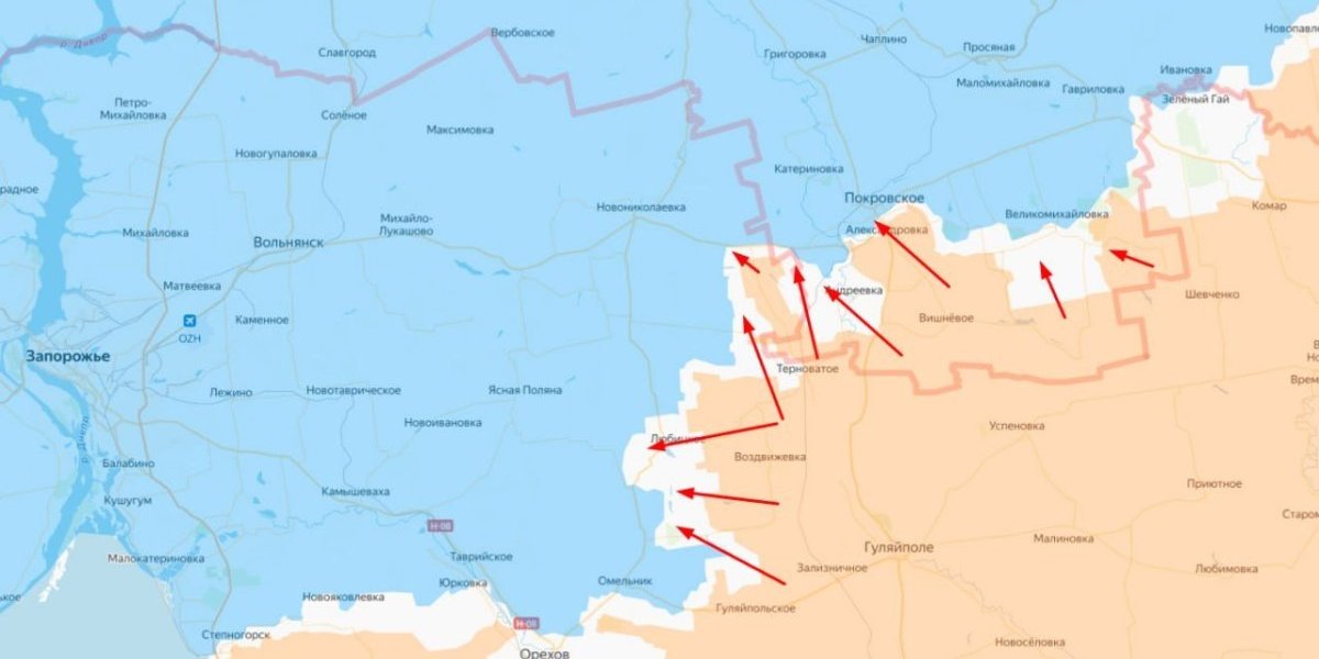 Карта боевых действий на 21 сентября 2026: ВС РФ прорвались вперёд — последние новости СВО сегодня Карта боевых действий на 21 сентября 2026: ВС РФ прорвались вперёд — последние новости СВО сегодня