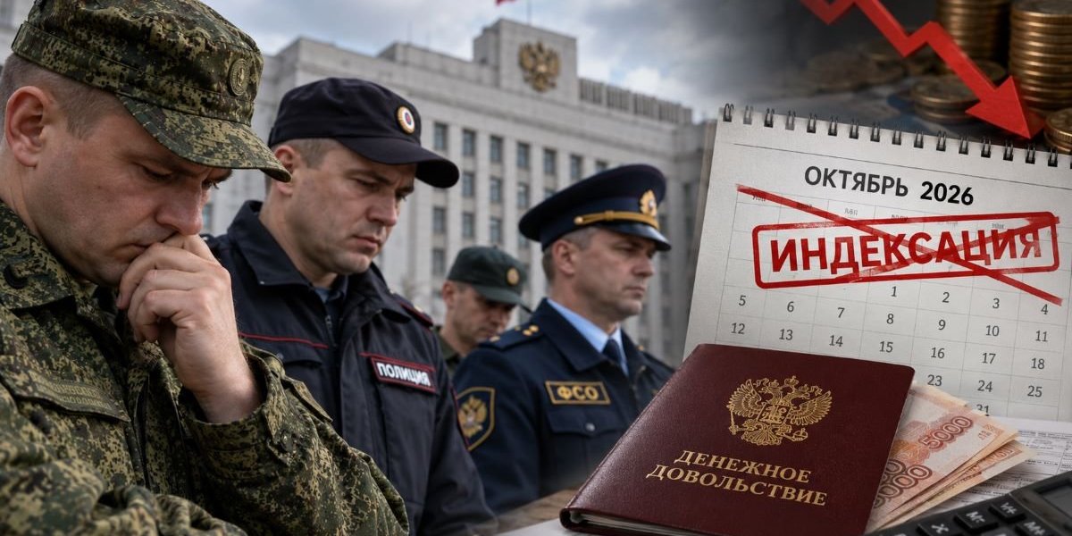 Индексация денежного довольствия военнослужащих и силовиков в 2026 году заморожена: что будет с окладами МВД, ФСБ, ФСО и военными пенсиями Индексация денежного довольствия военнослужащих и силовиков в 2026 году заморожена: что будет с окладами МВД, ФСБ, ФСО и военными пенсиями