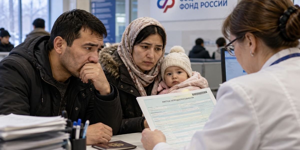Больничный мигрантам только через полгода: Госдума рассматривает законопроект об ограничении выплат иностранцам с РВП и ВНЖ