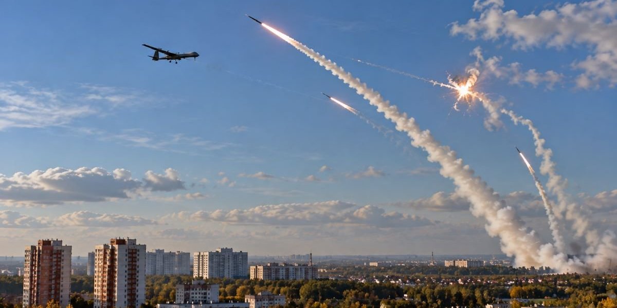 Взрывы в Подмосковье сегодня, 14 октября 2026: ПВО сбила 146 дронов, летевших на Москву — что известно Взрывы в Подмосковье сегодня, 14 октября 2026: ПВО сбила 146 дронов, летевших на Москву — что известно
