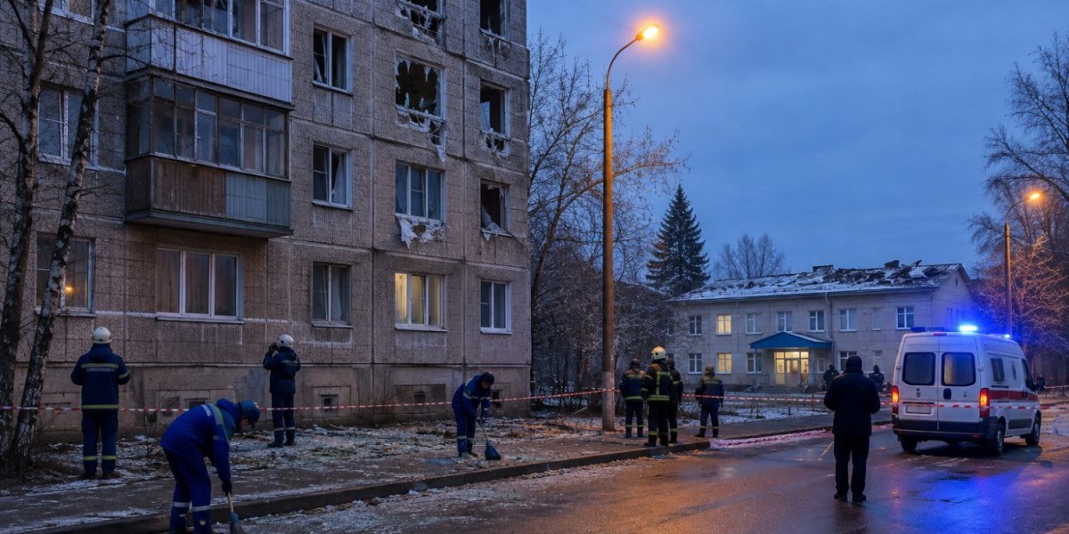 Атака беспилотников на Липецк 22 октября 2026: пострадал мужчина, повреждены дома и поликлиника — данные Артамонова Атака беспилотников на Липецк 22 октября 2026: пострадал мужчина, повреждены дома и поликлиника — данные Артамонова
