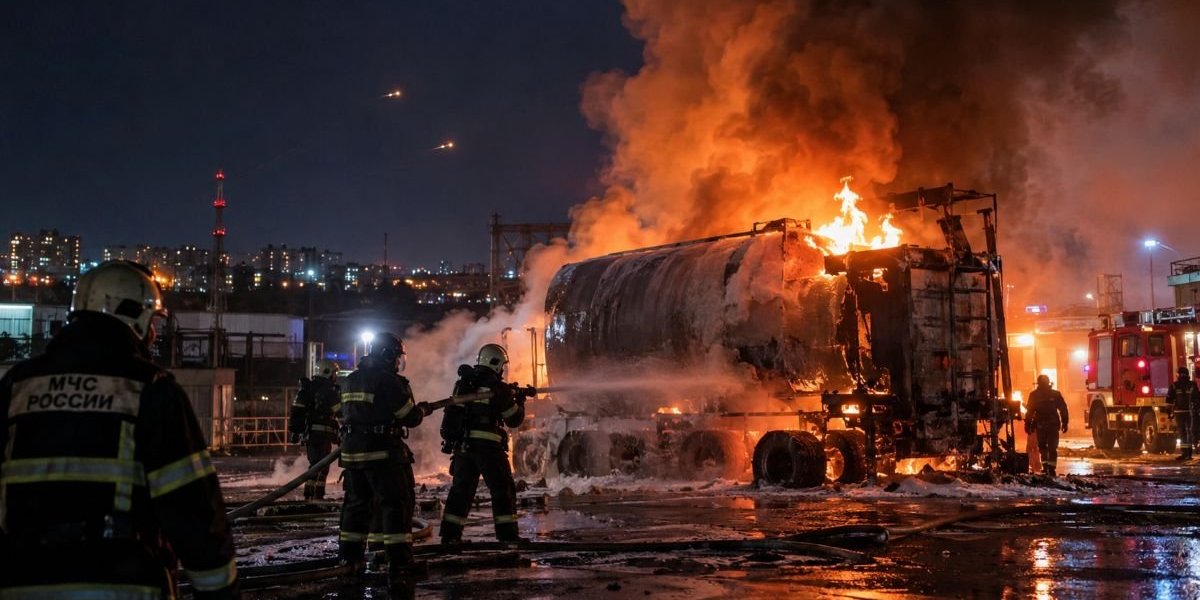 Атака БПЛА на Ростовскую область 05.10.2026: взрывы в Ростове и Таганроге, пострадал водитель бензовоза — последние новости Атака БПЛА на Ростовскую область 05.10.2026: взрывы в Ростове и Таганроге, пострадал водитель бензовоза — последние новости