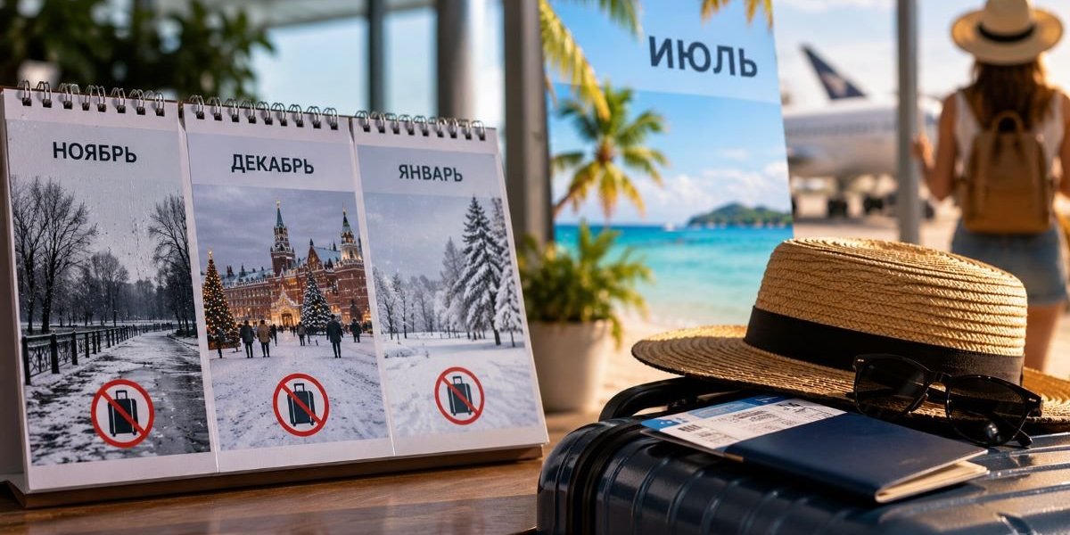Самые непопулярные месяцы для отпуска у россиян: почему декабрь выбирают лишь 3% и когда лучше отдыхать