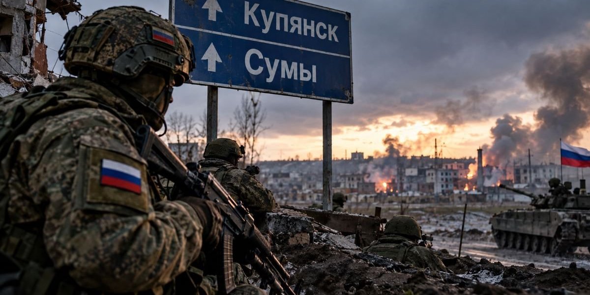 Юрий Подоляка, сводка СВО на 10 октября 2026: продвижение ВС РФ под Купянском и Сумами, карта боевых действий